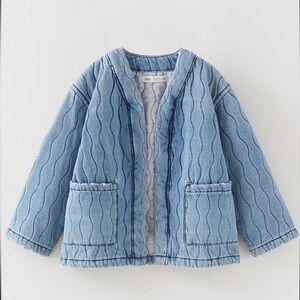 Quilted Denim Kimono Jacket 13-14 years, fits XS/S womens